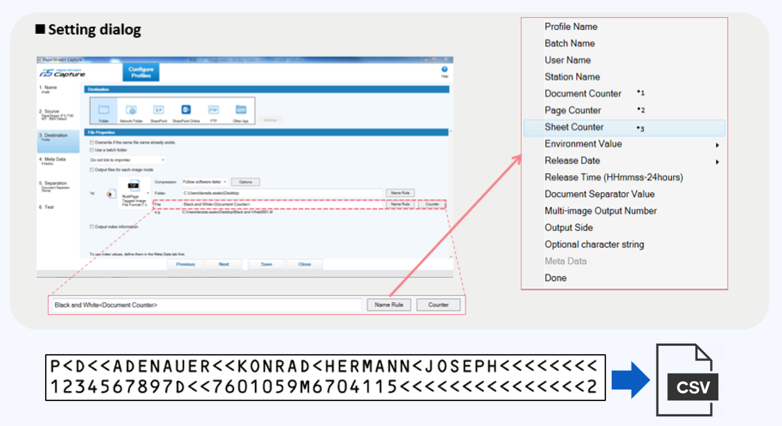 Data Extraction Graphic